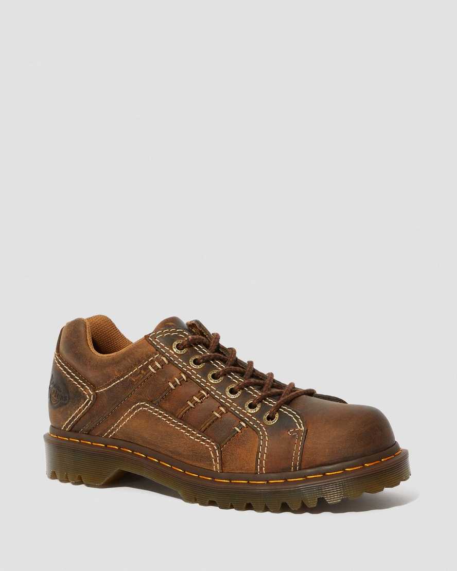 zapatos casuales dr martens keith para hombre en color tostado