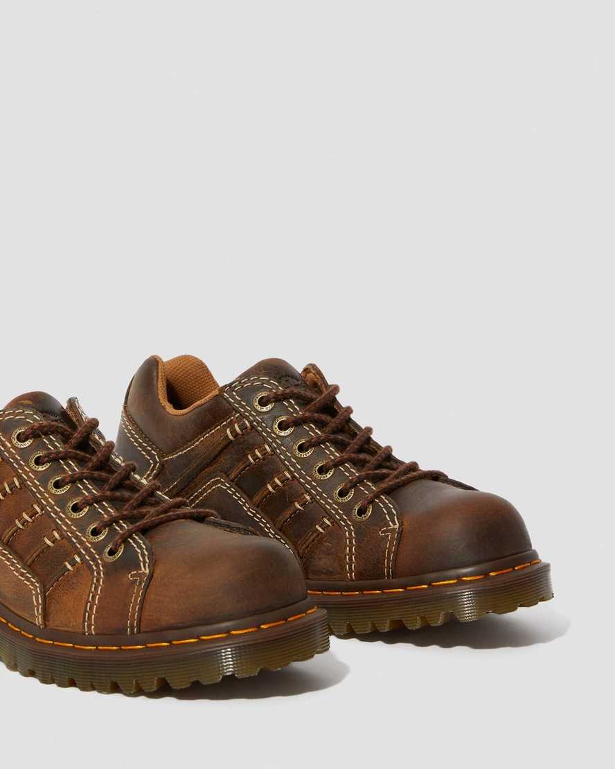 zapatos casuales dr martens keith para hombre en color tostado