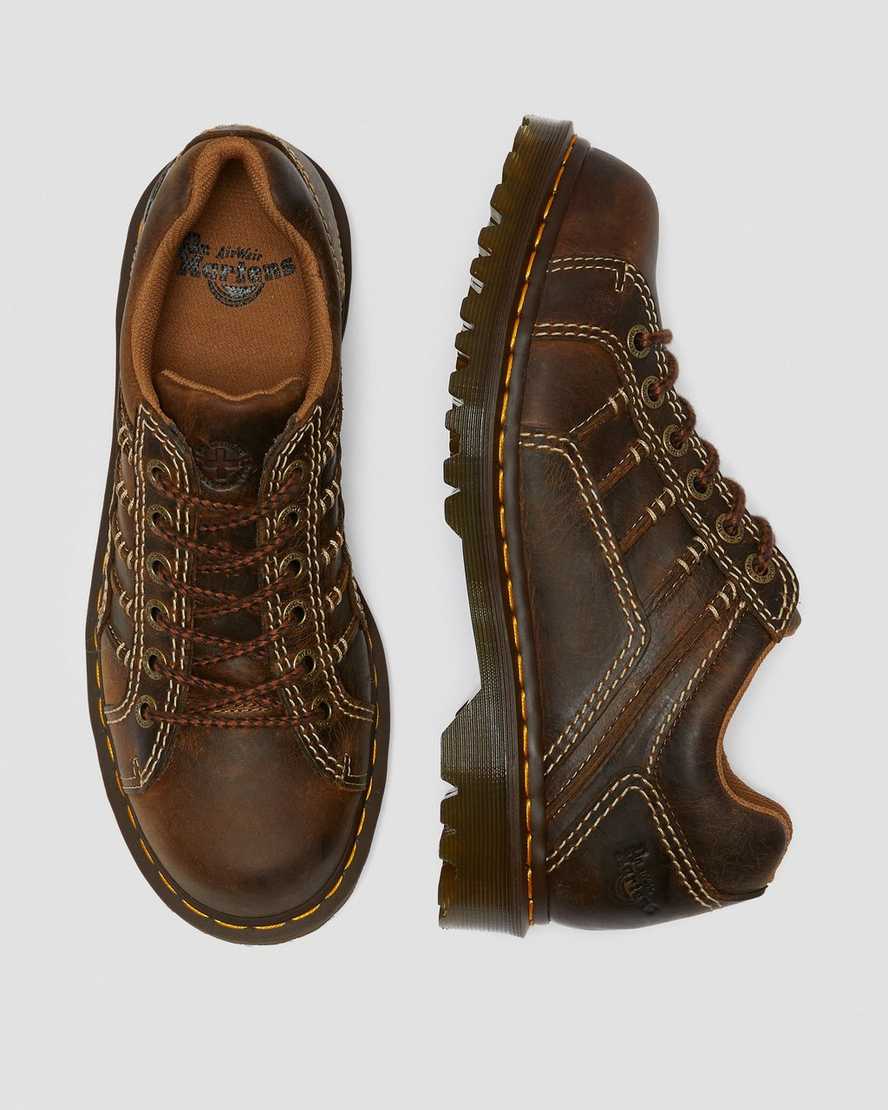 zapatos casuales dr martens keith para hombre en color tostado