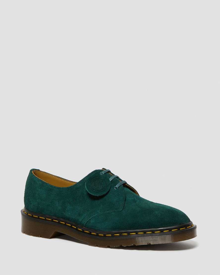 zapatos oxford dr martens 1461 verdes para hombre fabricados en inglaterra