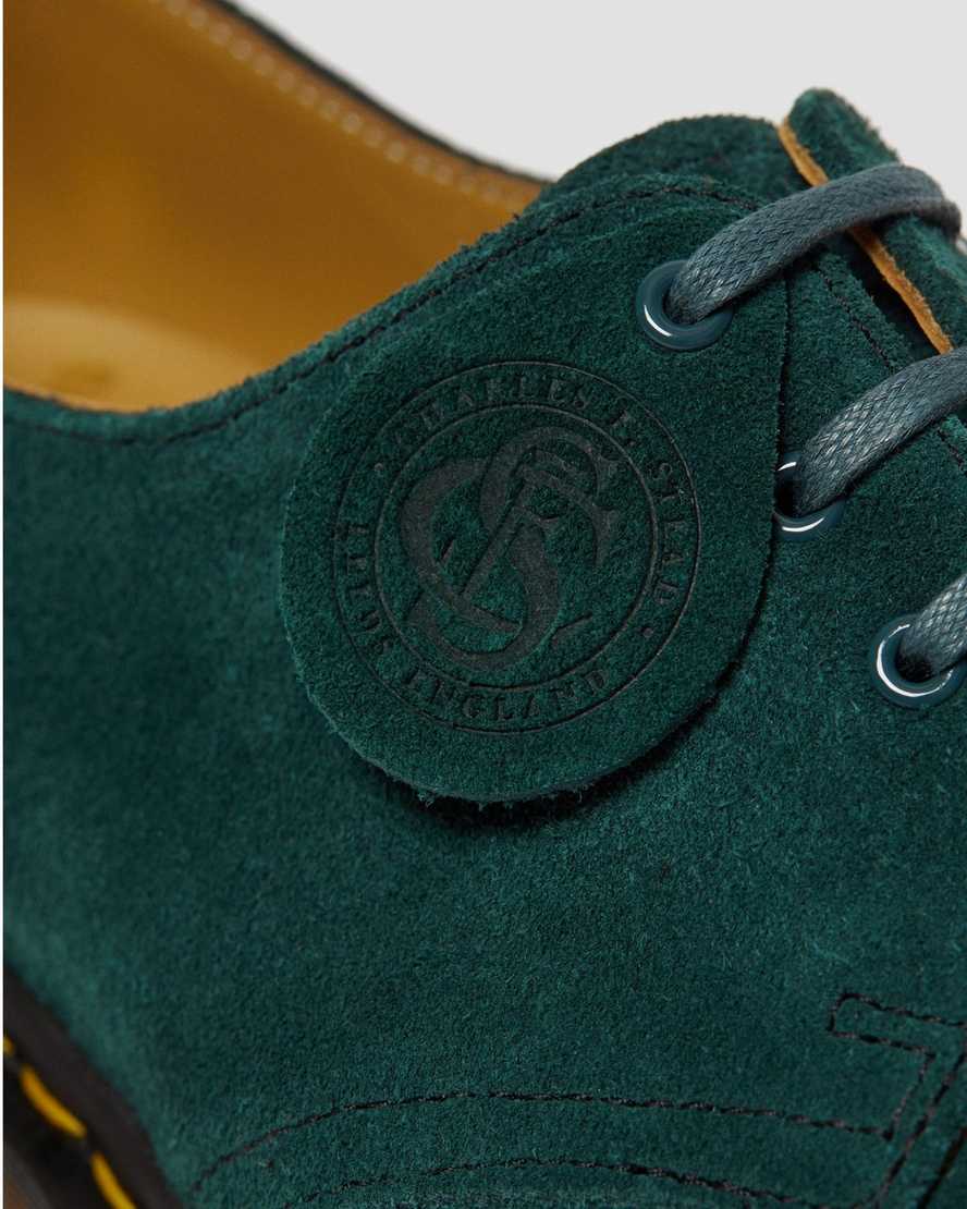zapatos oxford dr martens 1461 verdes para hombre fabricados en inglaterra