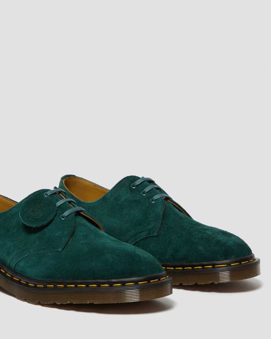 zapatos oxford dr martens 1461 verdes para hombre fabricados en inglaterra