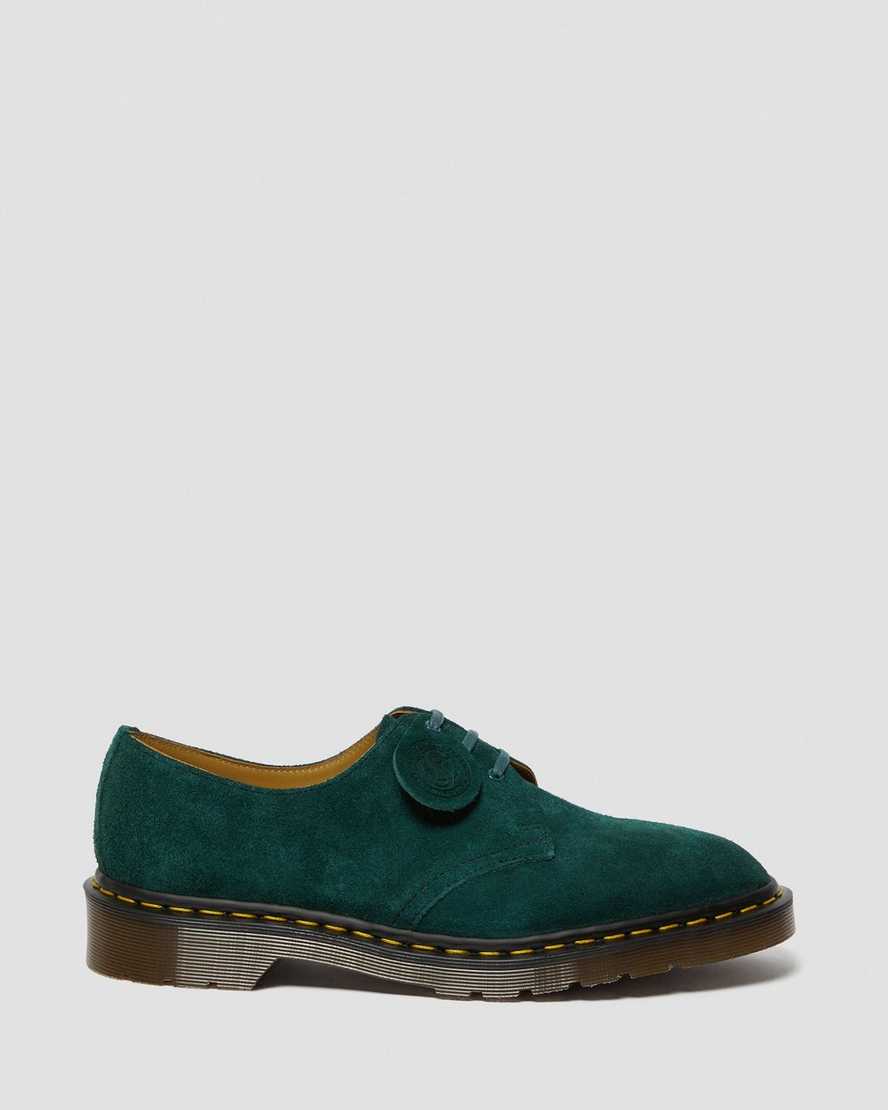 zapatos oxford dr martens 1461 verdes para hombre fabricados en inglaterra