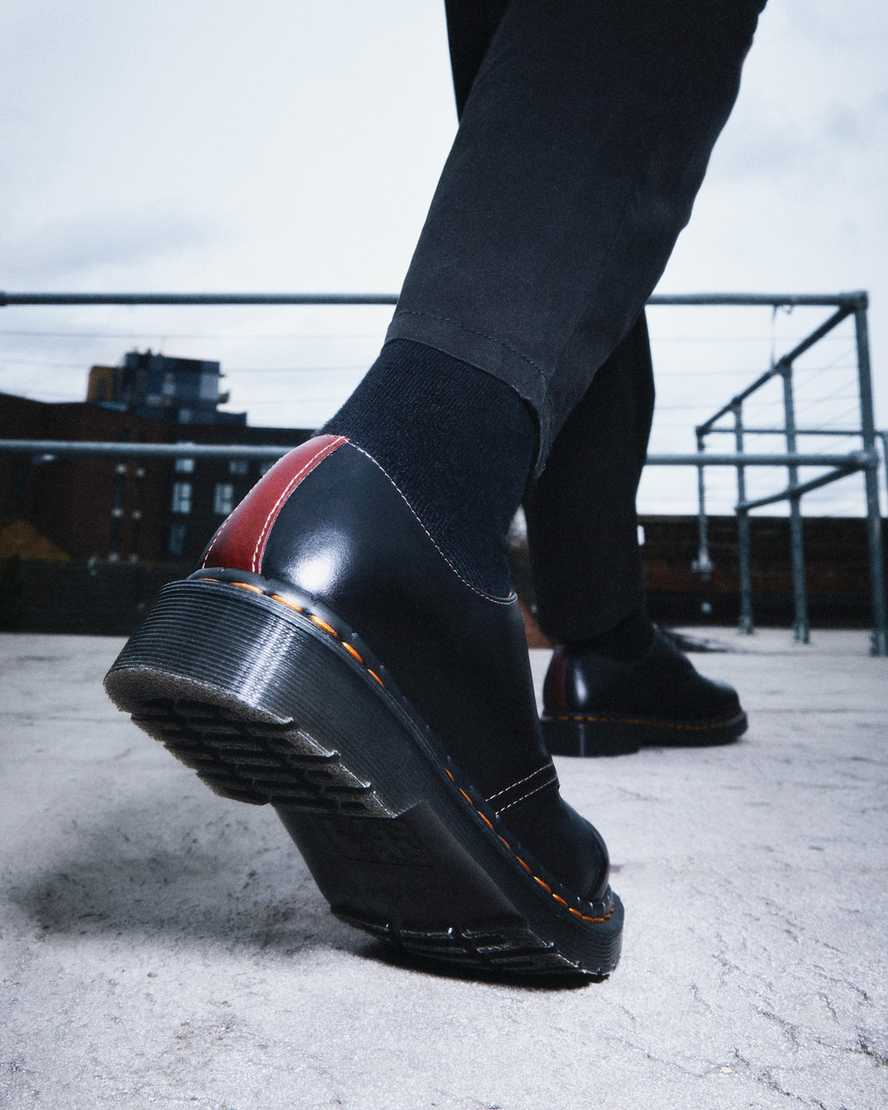 zapatos oxford dr martens 1461 abruzzo negros para hombre