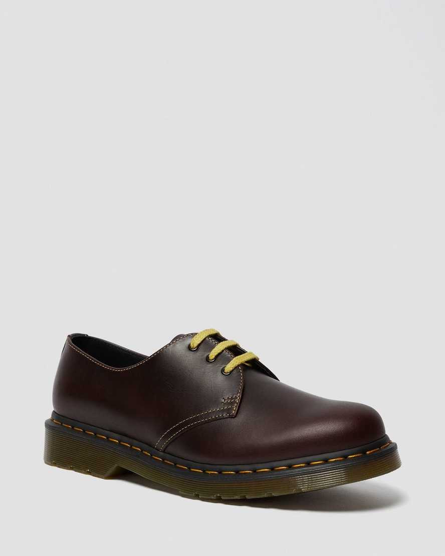 zapatos oxford dr martens 1461 atlas para hombre en color burdeos