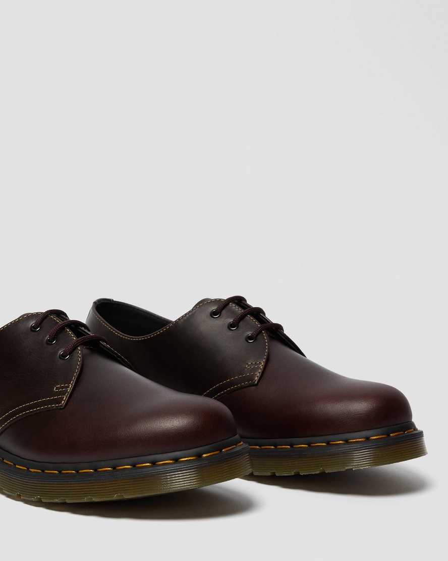 zapatos oxford dr martens 1461 atlas para hombre en color burdeos