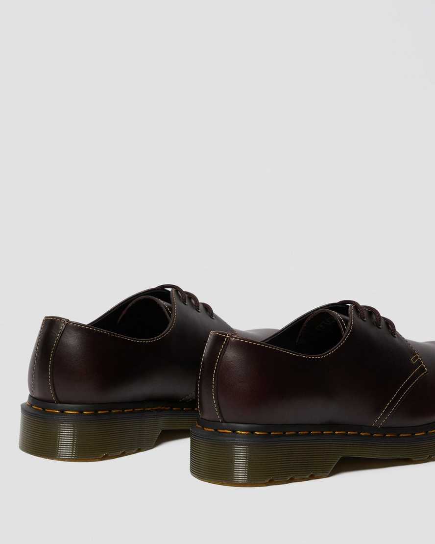zapatos oxford dr martens 1461 atlas para hombre en color burdeos