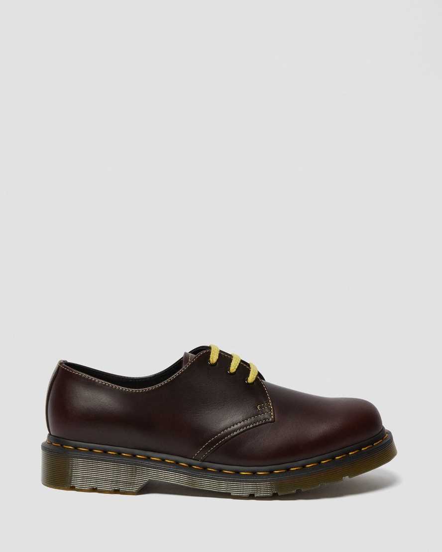 zapatos oxford dr martens 1461 atlas para hombre en color burdeos