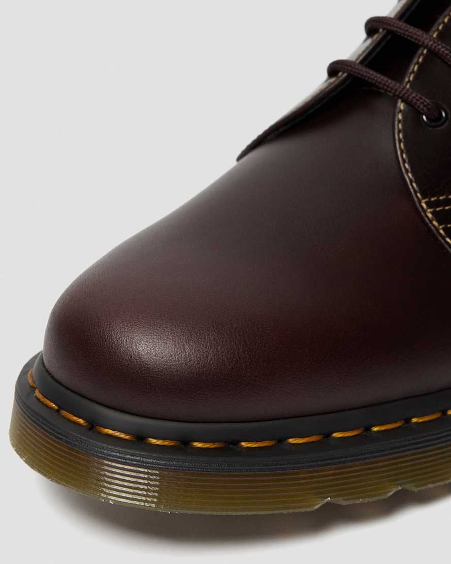 zapatos oxford dr martens 1461 atlas para hombre en color burdeos