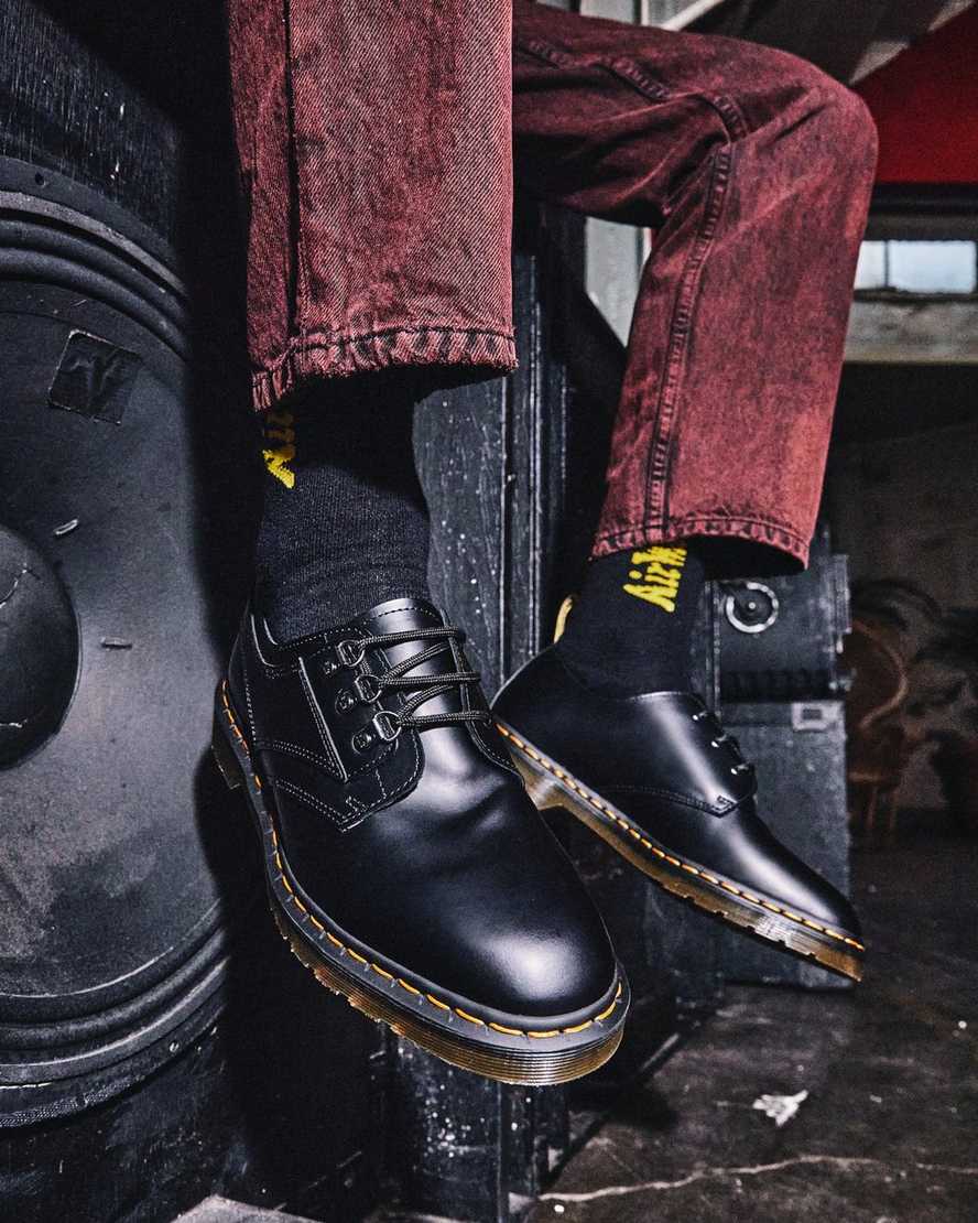 zapatos oxford dr martens 1461 verso smooth negros para hombre