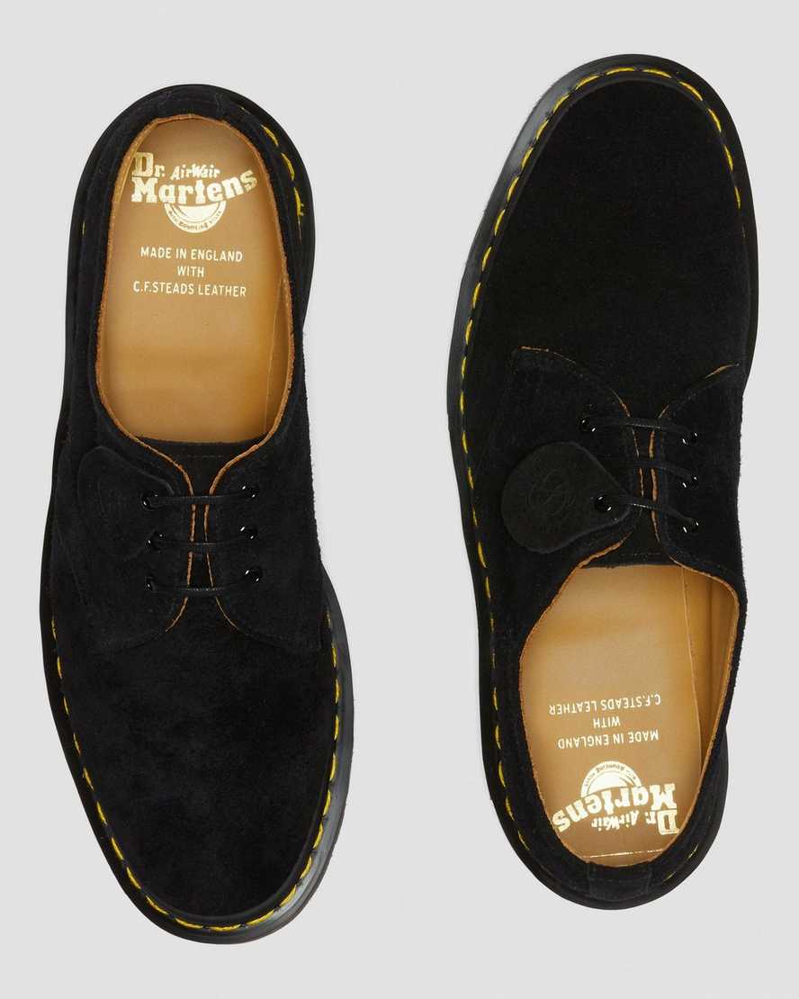 zapatos oxford negros dr martens 1461 para hombre fabricados en inglaterra