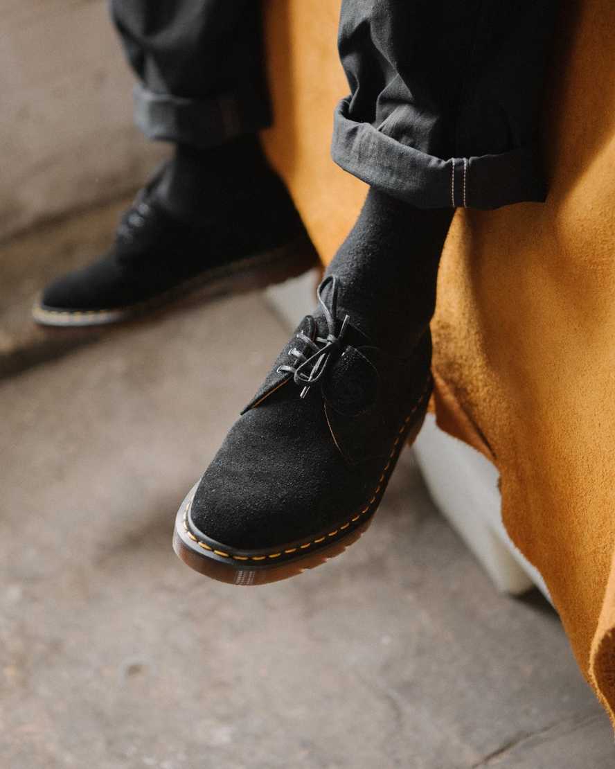 zapatos oxford negros dr martens 1461 para hombre fabricados en inglaterra