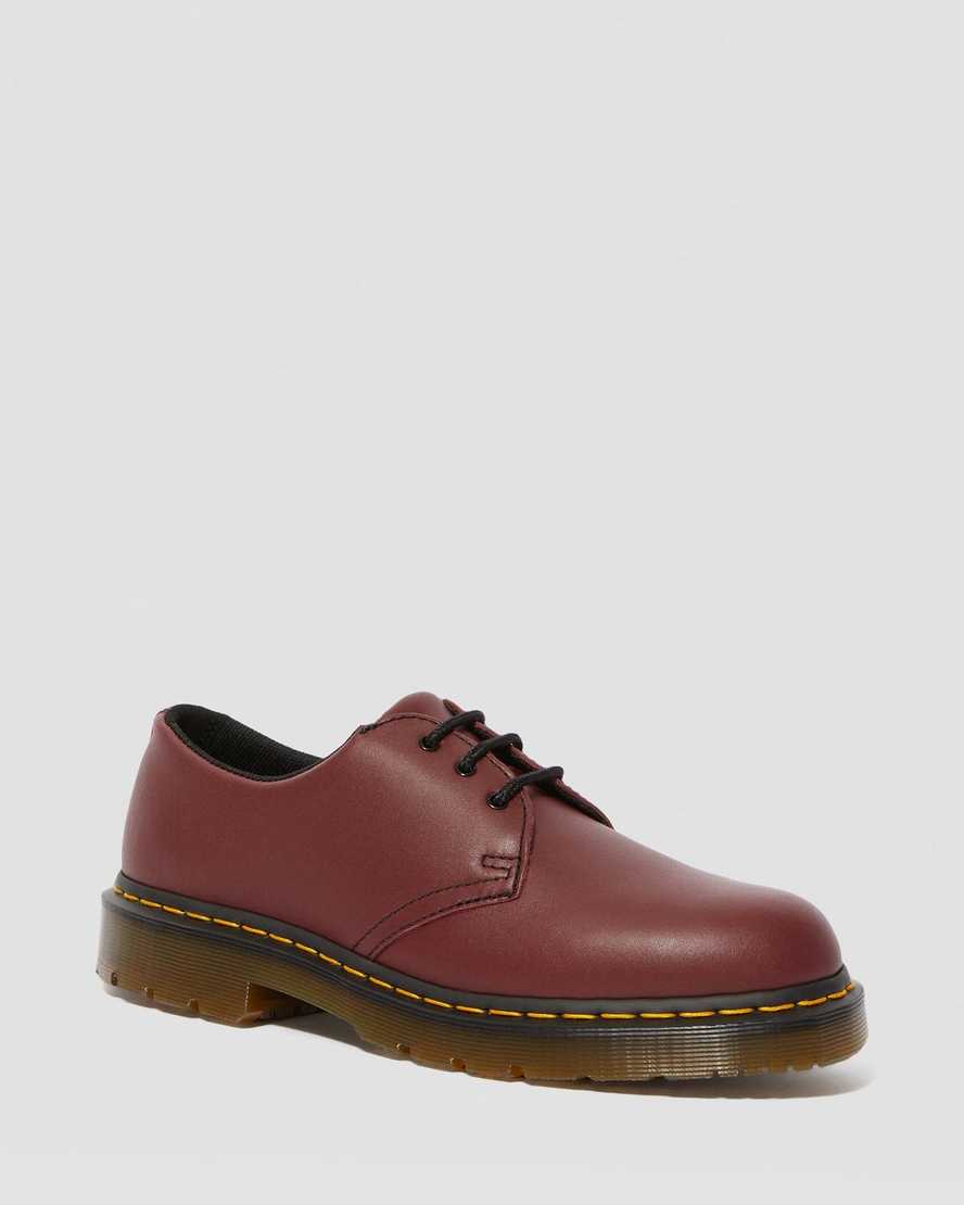 zapatos oxford antideslizantes dr martens 1461 rojos para hombre