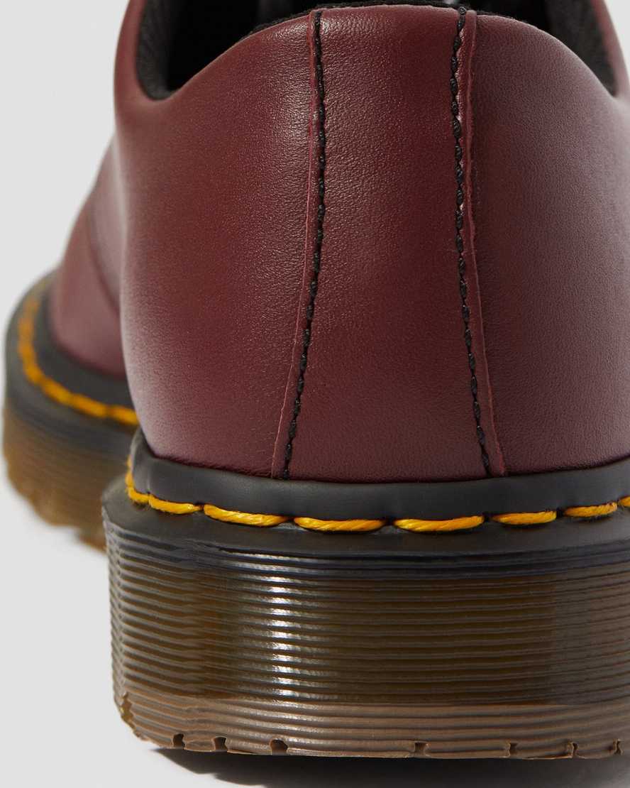 zapatos oxford antideslizantes dr martens 1461 rojos para hombre