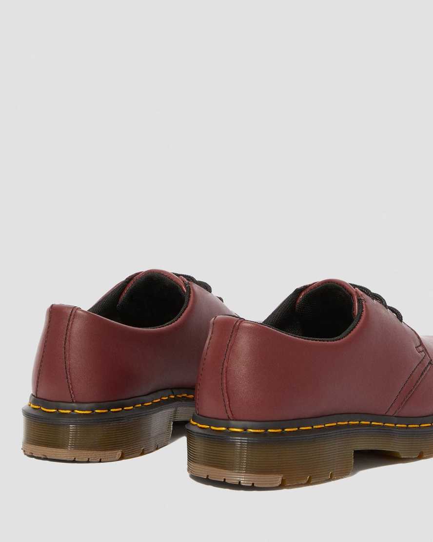 zapatos oxford antideslizantes dr martens 1461 rojos para hombre