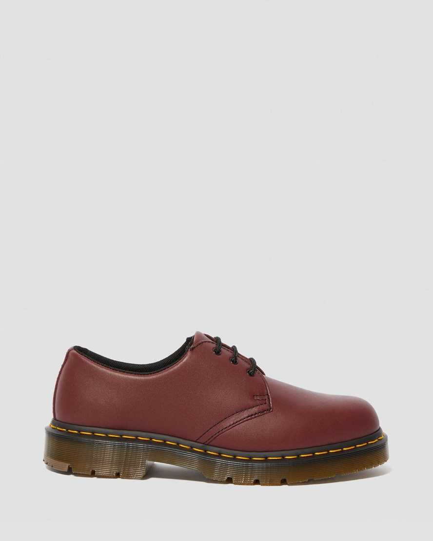 zapatos oxford antideslizantes dr martens 1461 rojos para hombre