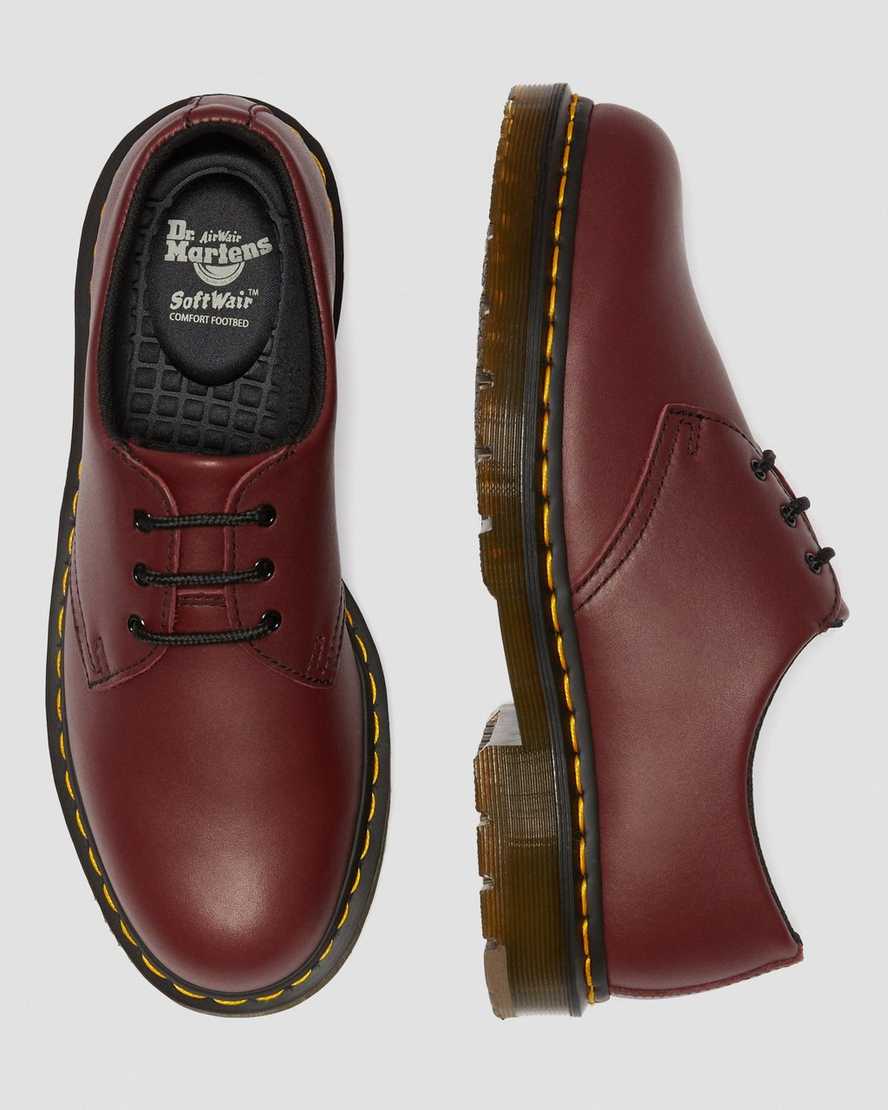 zapatos oxford antideslizantes dr martens 1461 rojos para hombre
