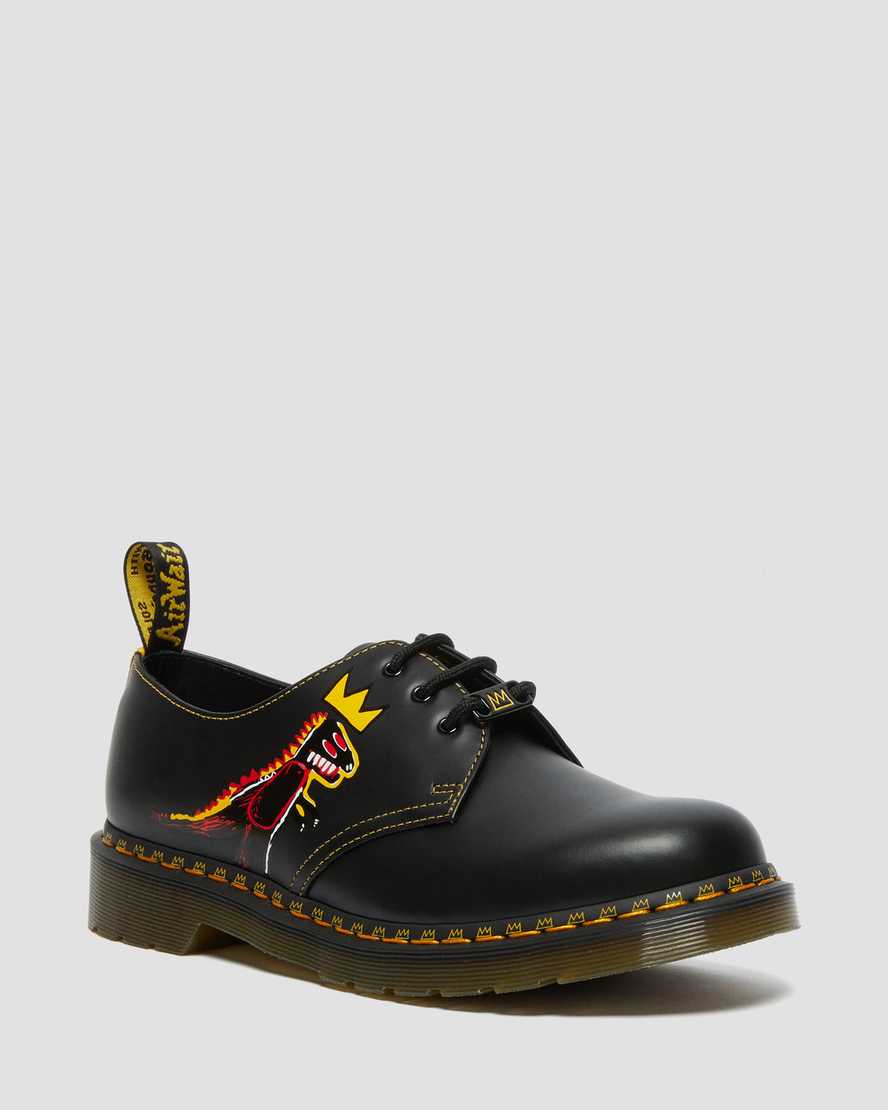 zapatos oxford negros dr martens 1461 basquiat para hombre