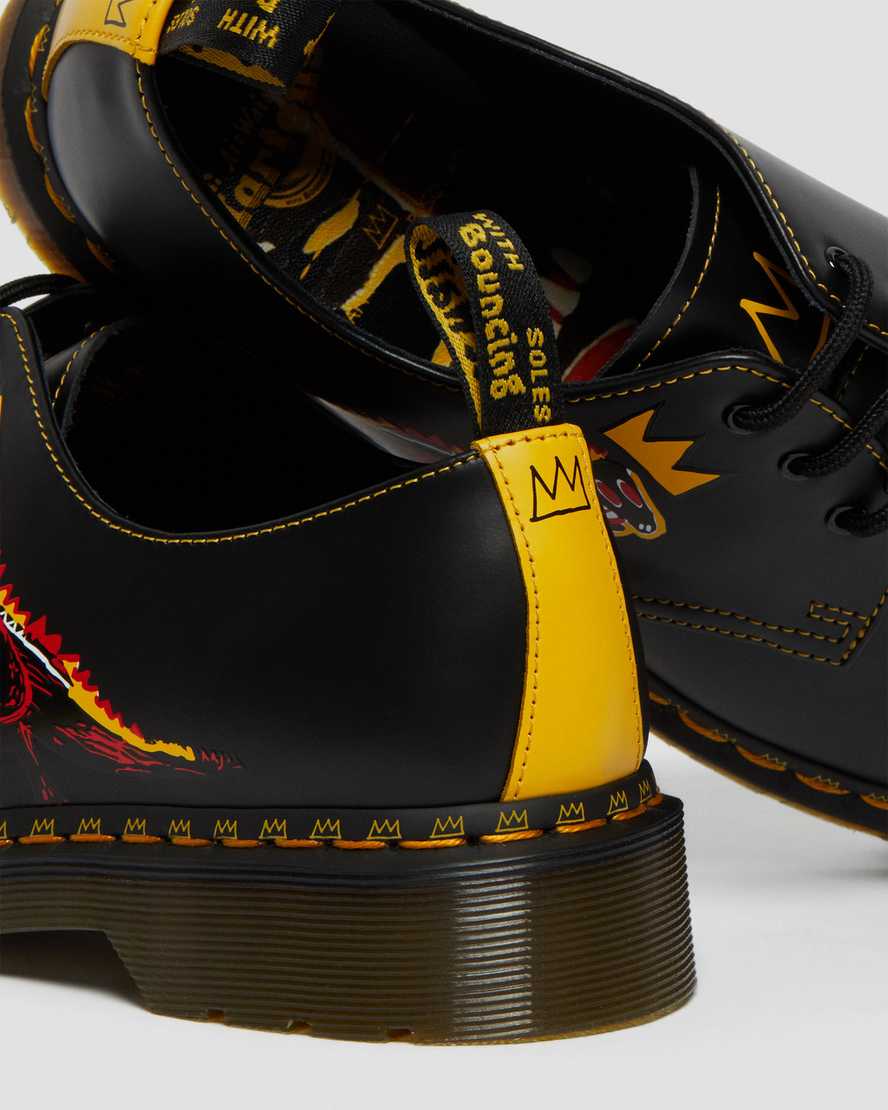 zapatos oxford negros dr martens 1461 basquiat para hombre