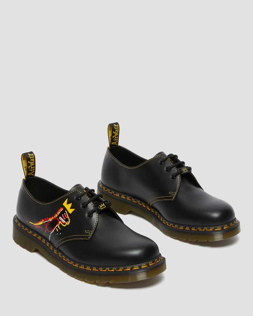zapatos oxford negros dr martens 1461 basquiat para hombre