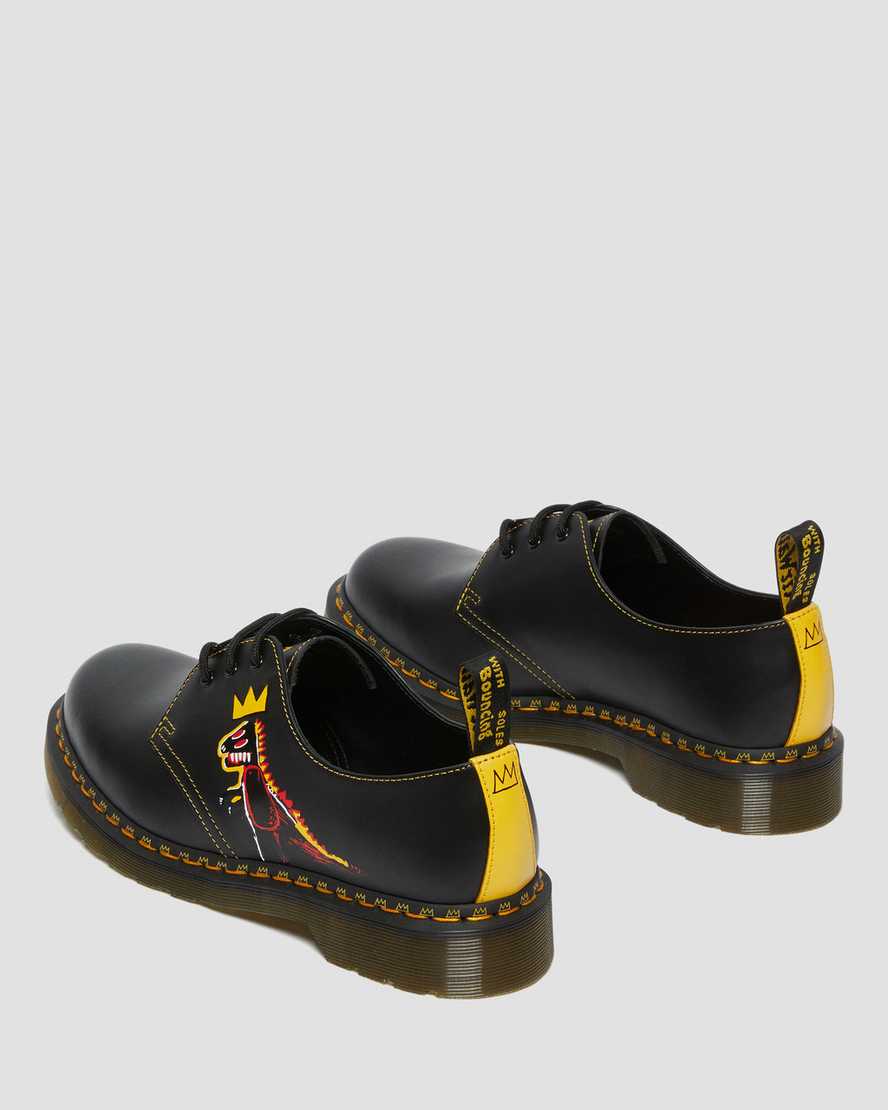 zapatos oxford negros dr martens 1461 basquiat para hombre