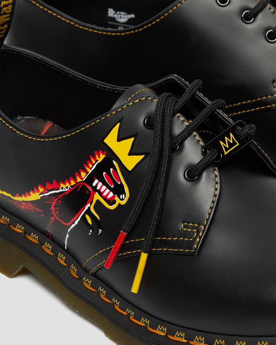 zapatos oxford negros dr martens 1461 basquiat para hombre