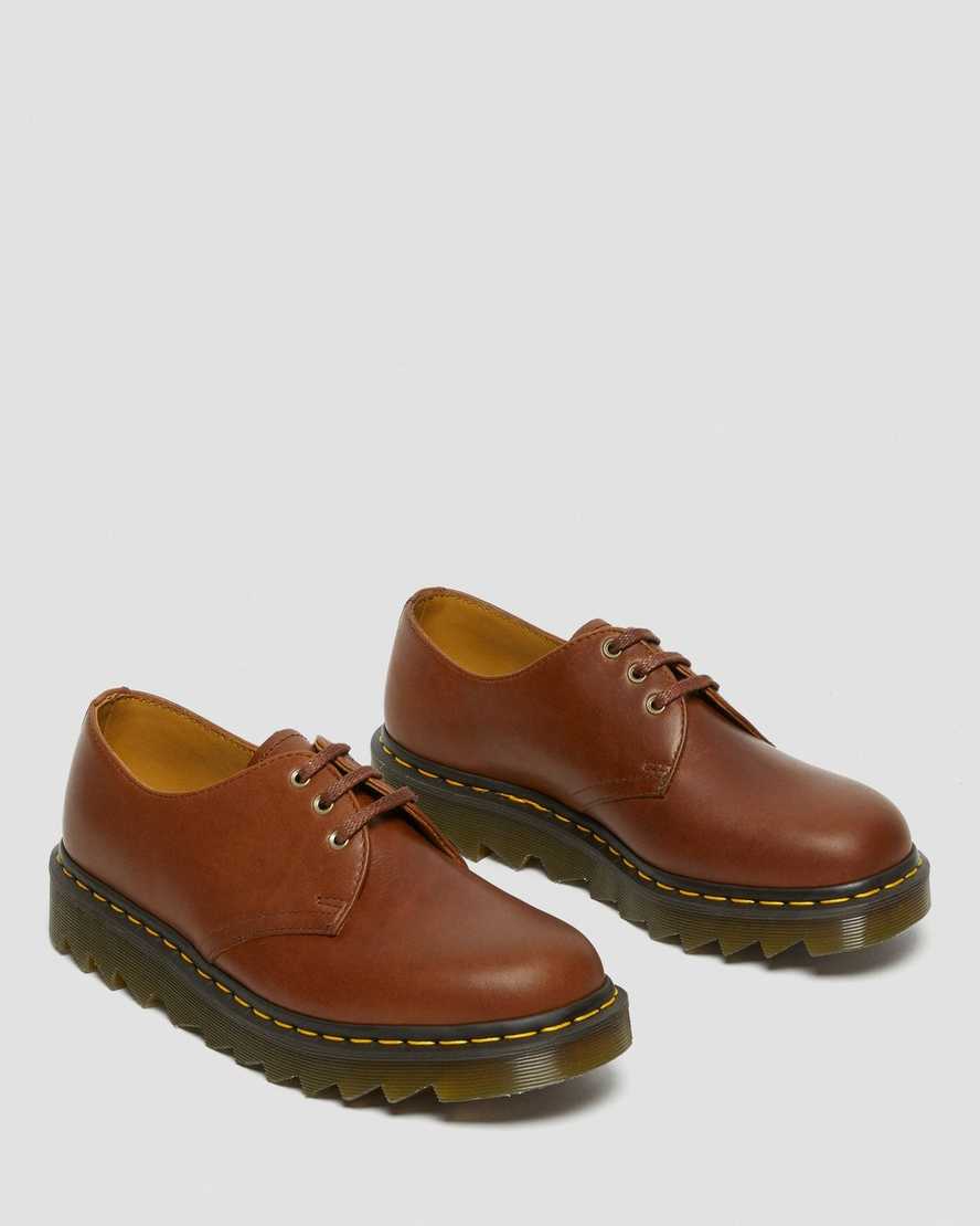 zapatos oxford dr martens 1461 ziggy para hombre en color tostado