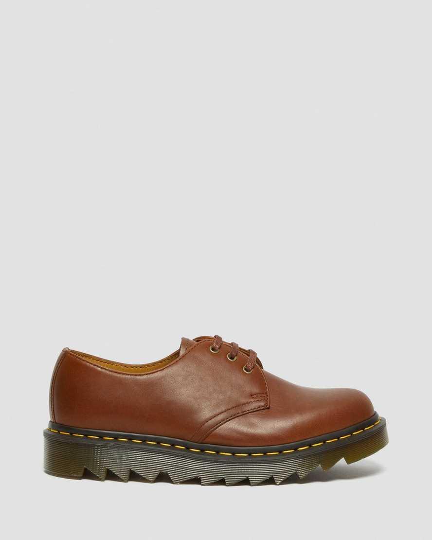 zapatos oxford dr martens 1461 ziggy para hombre en color tostado