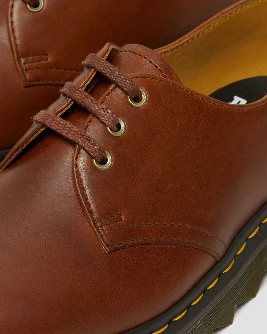 zapatos oxford dr martens 1461 ziggy para hombre en color tostado
