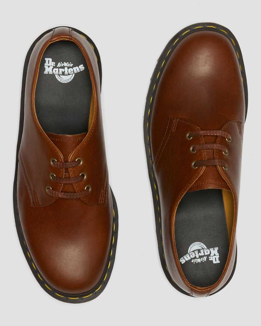 zapatos oxford dr martens 1461 ziggy para hombre en color tostado