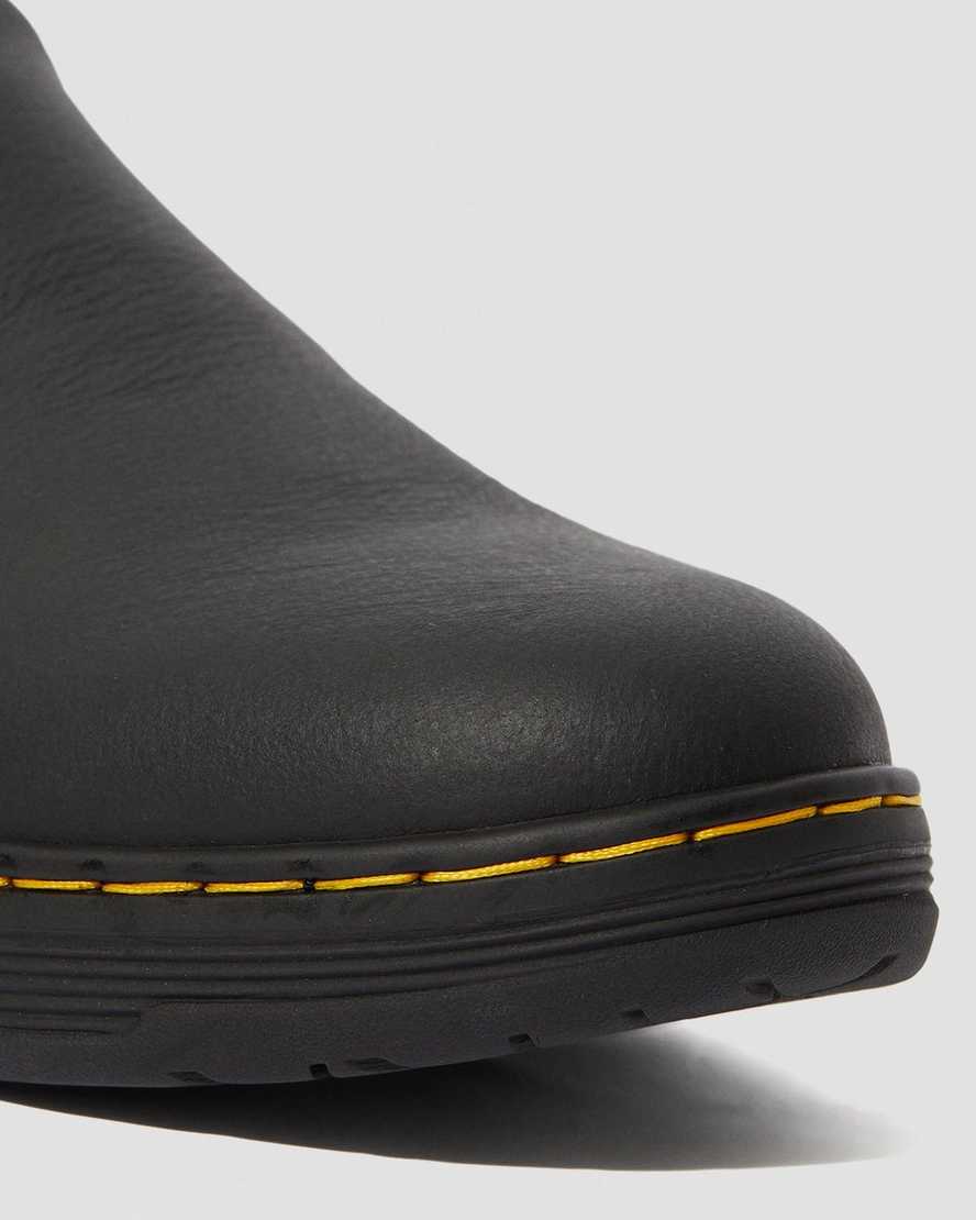 zapatos de trabajo antideslizantes dr. martens brockley negros para hombre