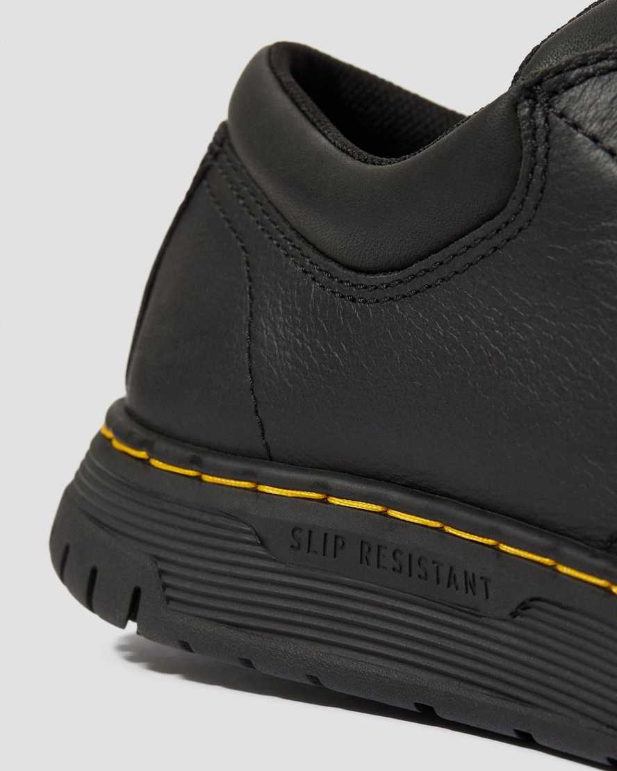 zapatos de trabajo antideslizantes dr. martens maltby negros para hombre