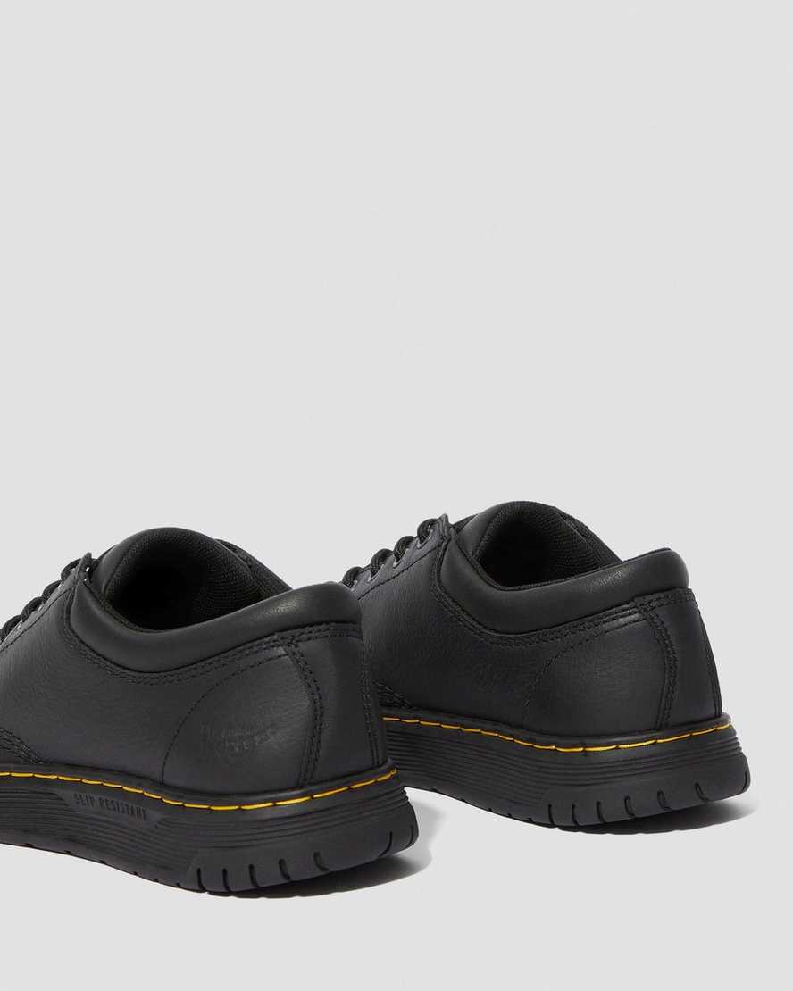 zapatos de trabajo antideslizantes dr. martens maltby negros para hombre