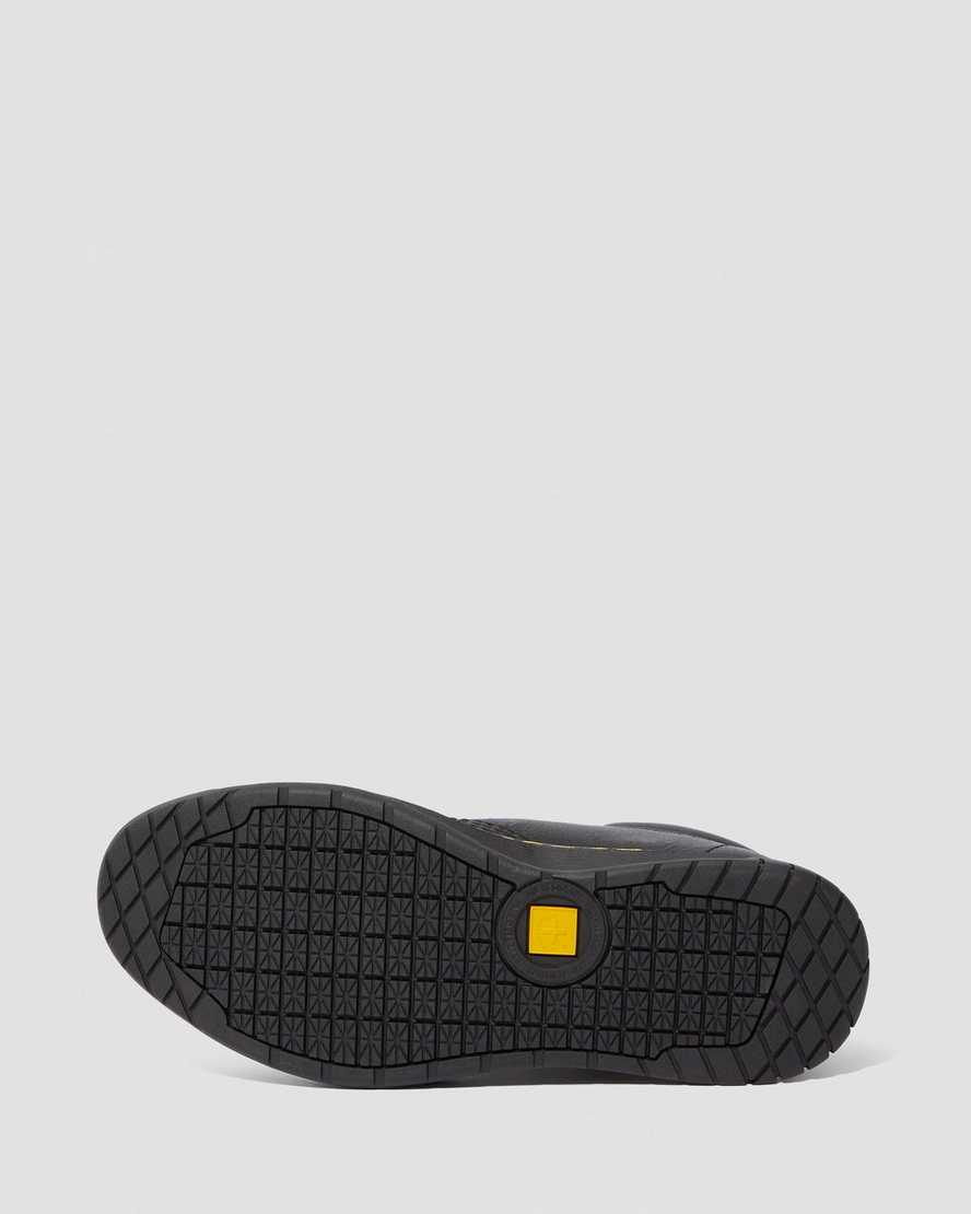 zapatos de trabajo antideslizantes dr. martens maltby negros para hombre