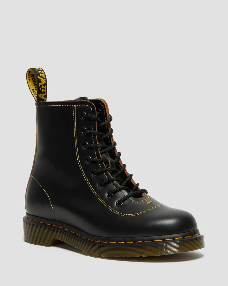 botines negros dr martens pharamond vintage smooth para mujer