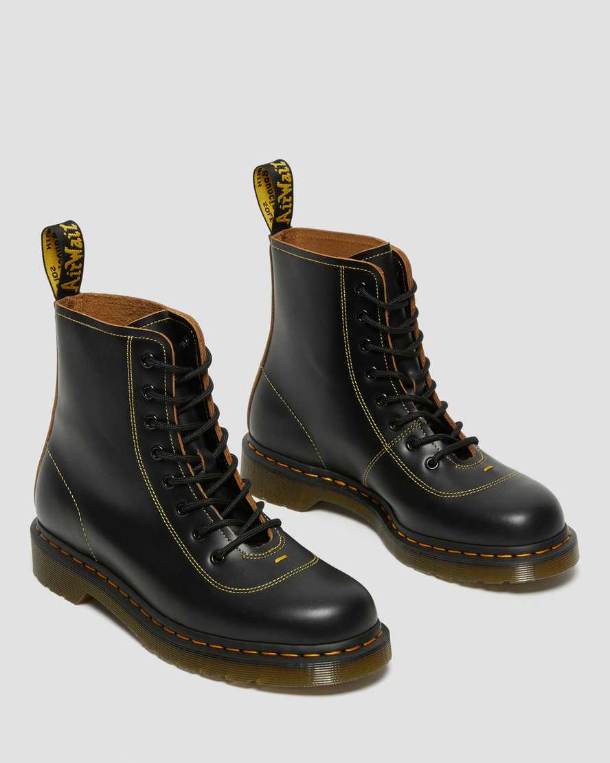 botines negros dr martens pharamond vintage smooth para mujer