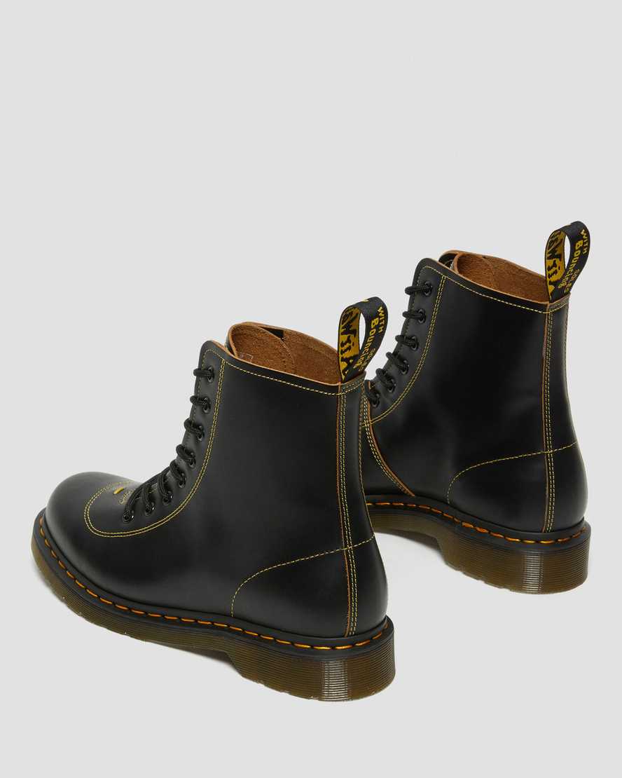 botines negros dr martens pharamond vintage smooth para mujer