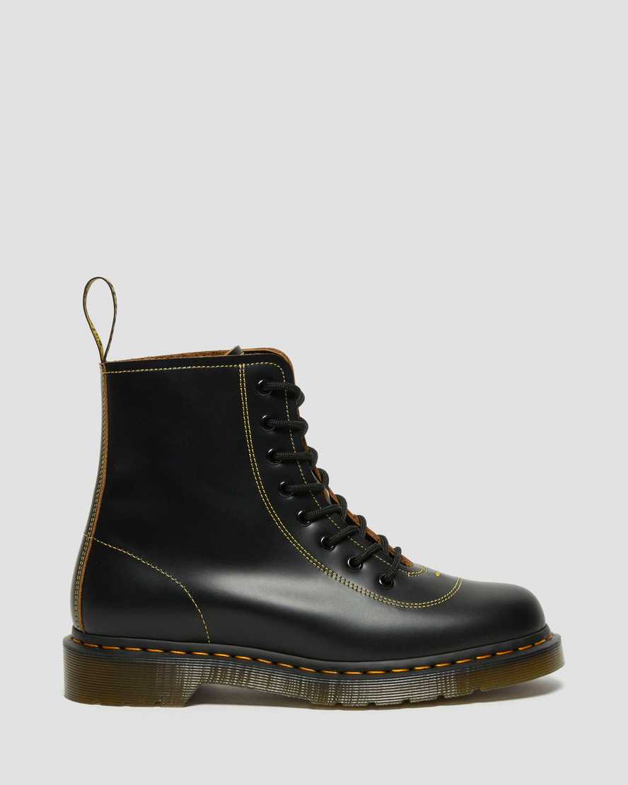 botines negros dr martens pharamond vintage smooth para mujer
