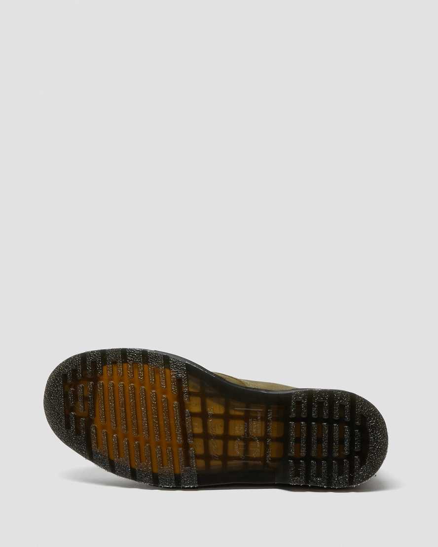 botas casuales dr martens 1460 pascal titan para mujer color oliva fabricadas en inglaterra