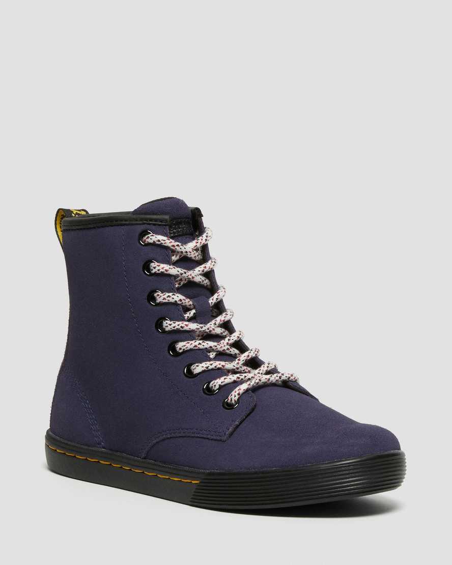 botas casuales azules dr martens sheridan para mujer