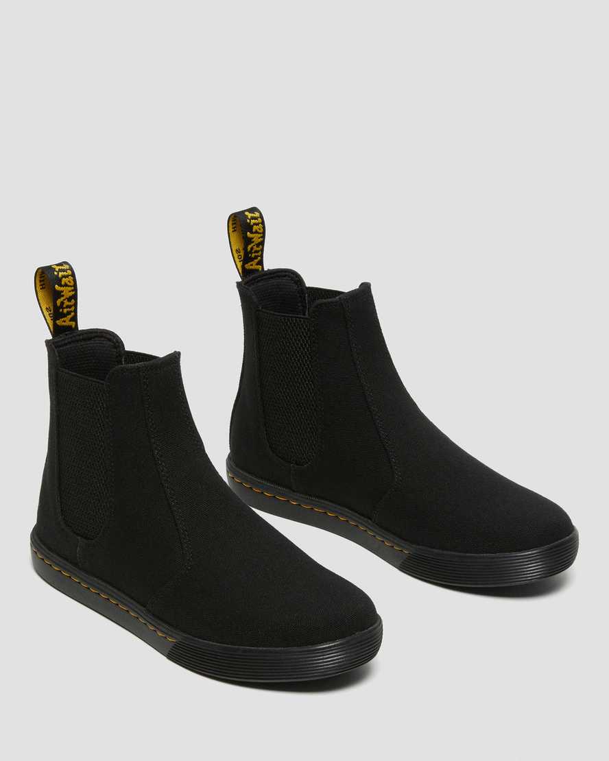 botas chelsea casuales negras dr martens makela para mujer