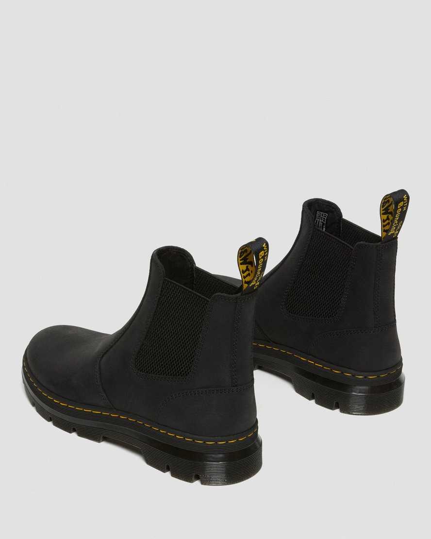 botas chelsea informales dr martens 2976 negras para mujer