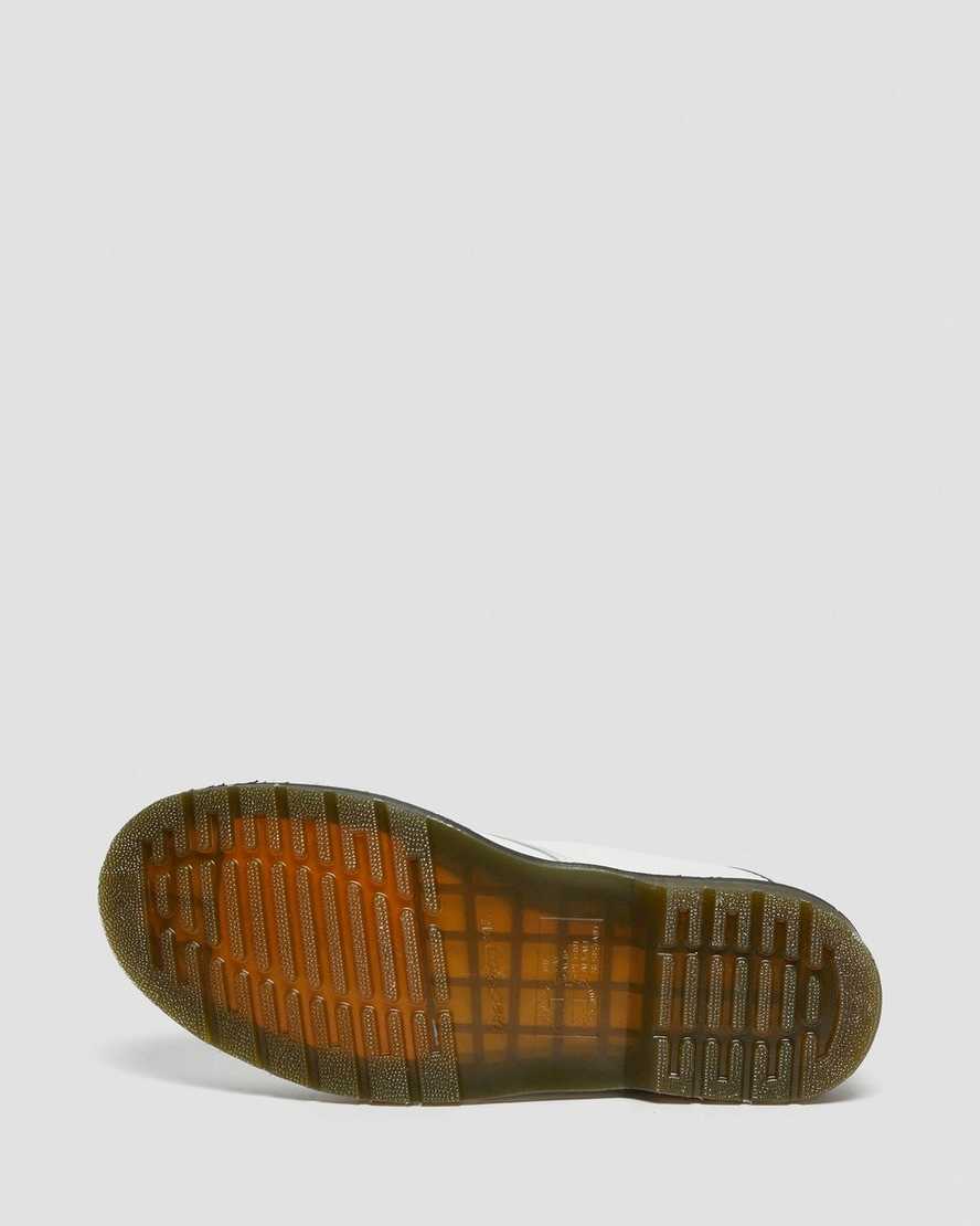 botas blancas con cordones dr martens 1460 smooth para mujer