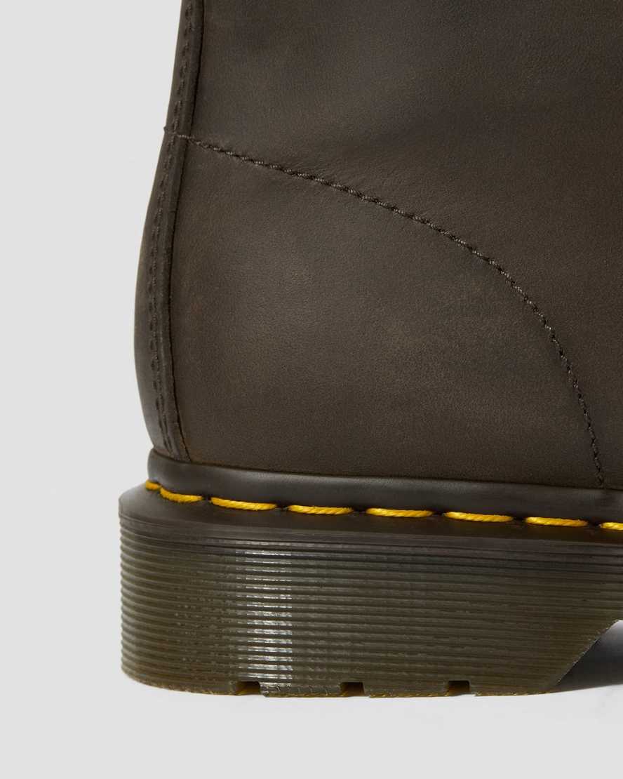 botas con cordones dr martens 1460 crazy horse para mujer en color marrón