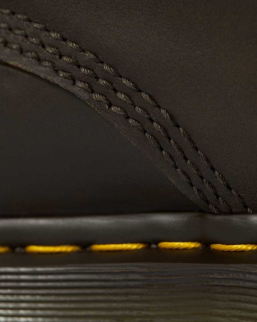 botas con cordones dr martens 1460 crazy horse para mujer en color marrón