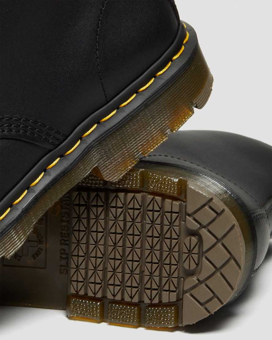 botas con cordones antideslizantes dr martens 1460 para mujer color negro