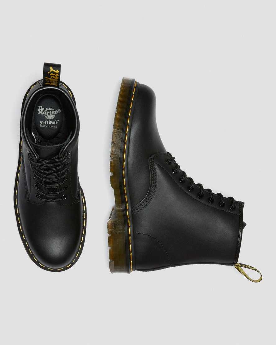 botas con cordones antideslizantes dr martens 1460 para mujer color negro