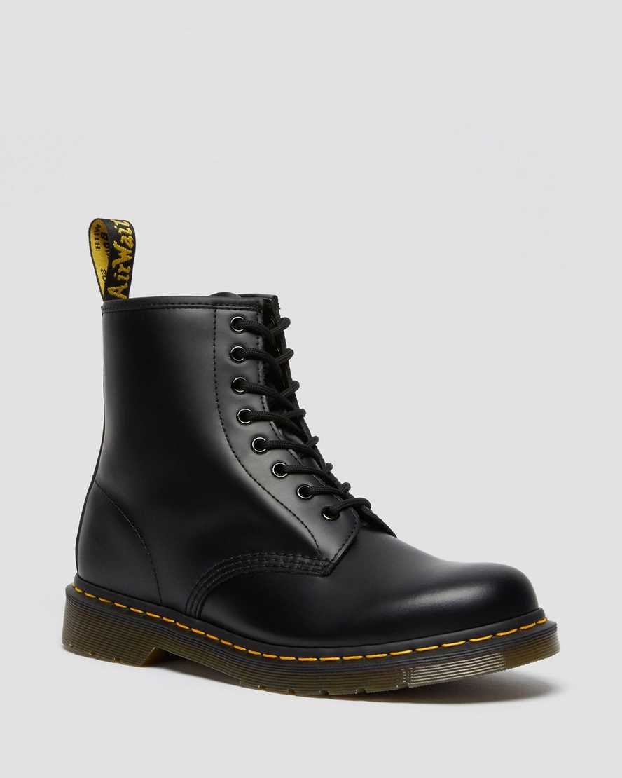 botas con cordones dr martens 1460 smooth para mujer color negro