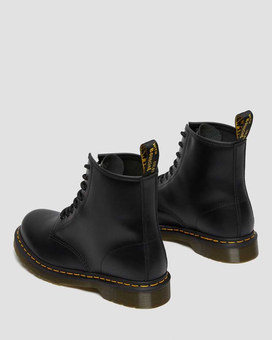 botas con cordones dr martens 1460 smooth para mujer color negro