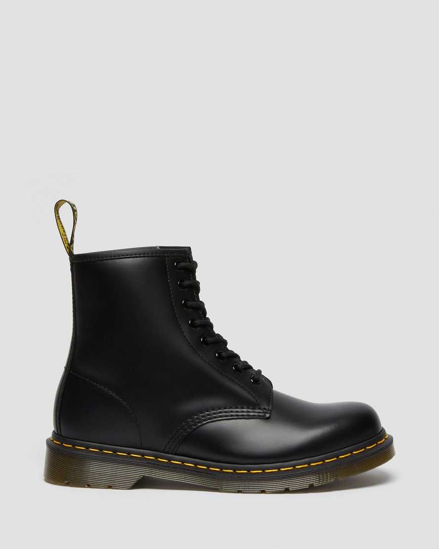 botas con cordones dr martens 1460 smooth para mujer color negro